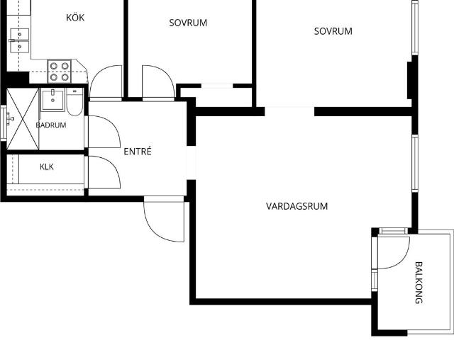 Bostadsrätt till salu i Trelleborg, Skåne