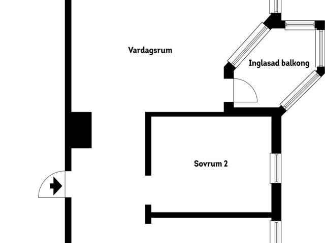 Bostadsrätt till salu i Trelleborg, Skåne