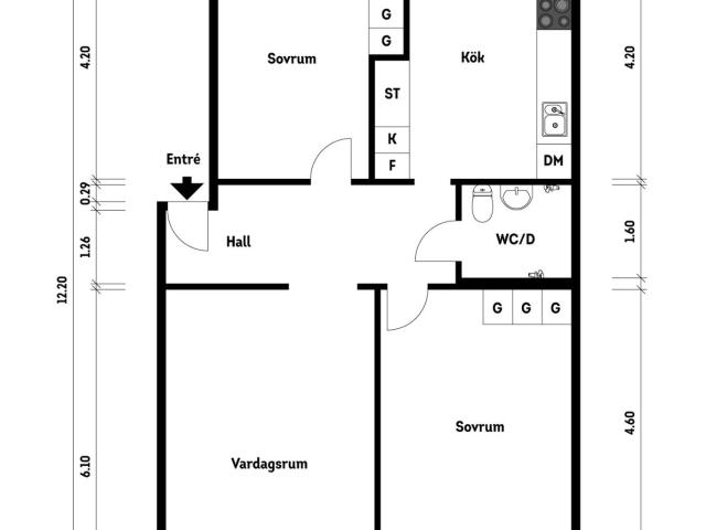 Bostadsrätt till salu i Trollhättan, Västra Götaland