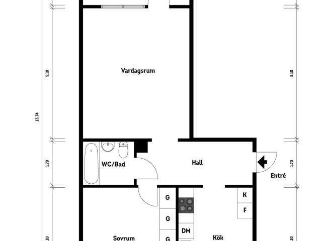 Bostadsrätt till salu i Trollhättan, Västra Götaland