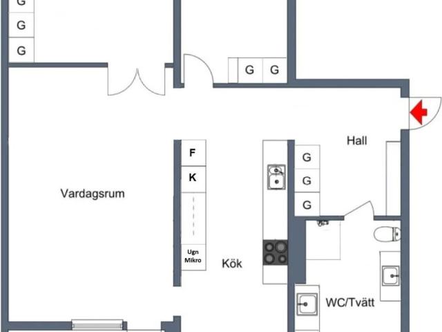 Bostadsrätt till salu i Marieområdet, Umeå