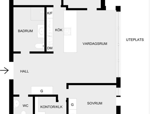Bostadsrätt till salu i Upplands Väsby, Stockholm