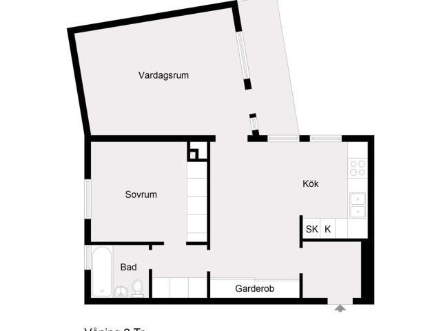Bostadsrätt till salu i Upplands Väsby, Stockholm