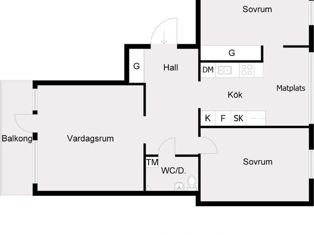 Bostadsrätt till salu i Upplands Väsby, Stockholm