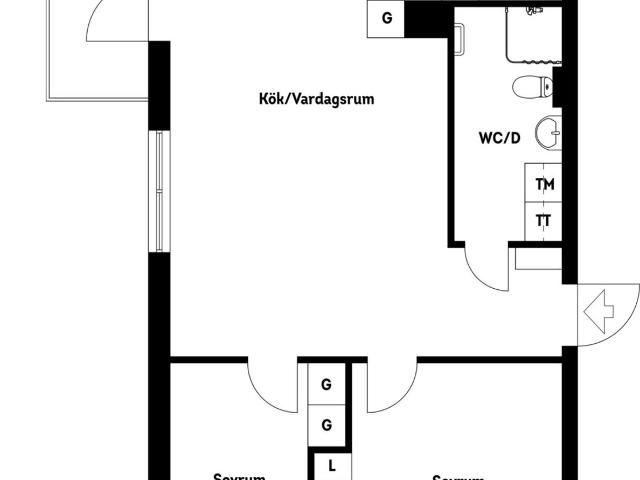 Bostadsrätt till salu i Tumba, Stockholm