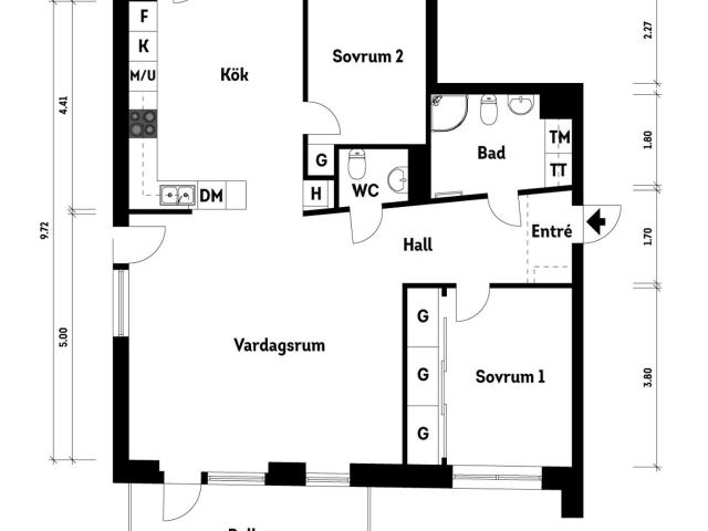 Bostadsrätt till salu i Vårgårda, Västra Götaland