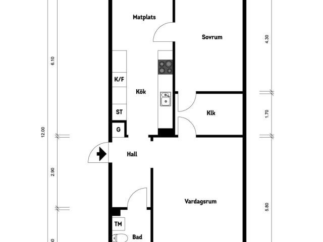 Bostadsrätt till salu i Vänersborg, Västra Götaland