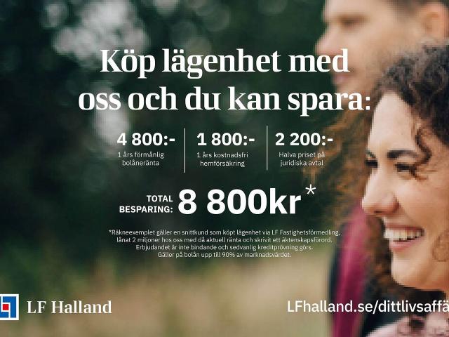 Bostadsrätt till salu i Varberg, Halland
