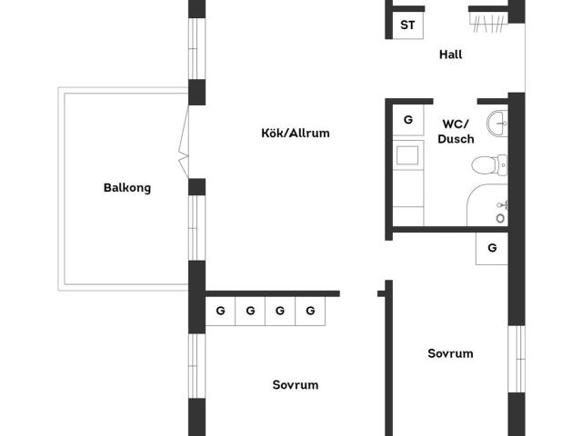 Bostadsrätt till salu i Värnamo, Jönköping