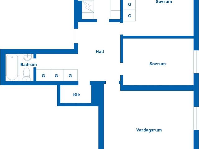 Bostadsrätt till salu i Västervik, Kalmar