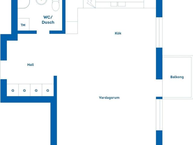 Bostadsrätt till salu i Västervik, Kalmar
