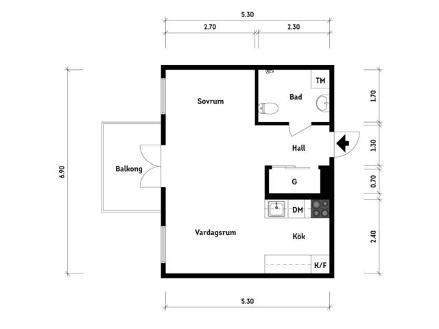 Bostadsrätt till salu