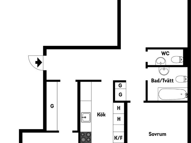 Bostadsrätt till salu i Växjö, Kronoberg