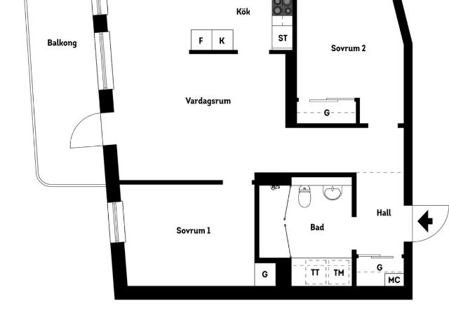 Bostadsrätt till salu i Växjö, Kronoberg