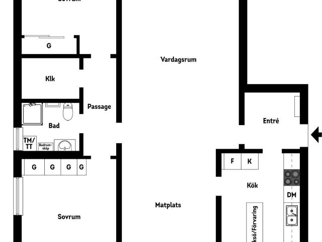 Bostadsrätt till salu i Växjö, Kronoberg