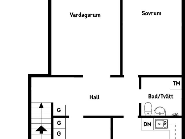 Bostadsrätt till salu i Östra Vi, Visby