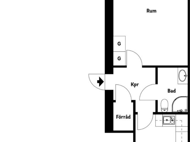 Bostadsrätt till salu i Gråbo, Visby