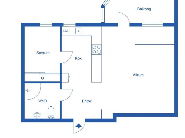 Bostadsrätt till salu i Ystad, Skåne