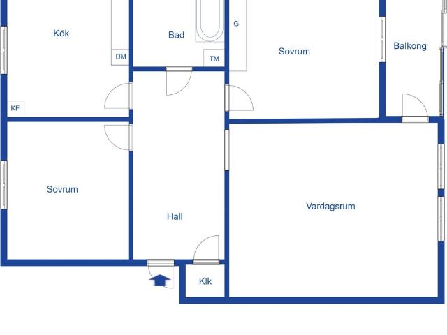 Bostadsrätt till salu i Ystad, Skåne