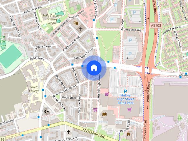 Apartment for rent in Hulme, Manchester