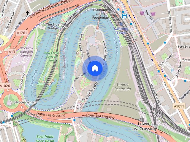 Apartment for rent in London City Island, Blackwall