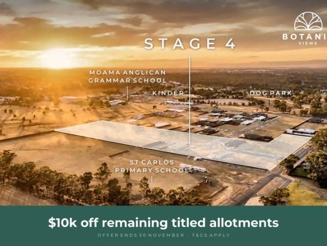 Land for sale in Moama, Murray River Council