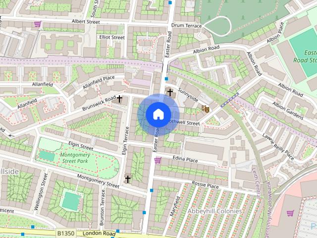 Apartment for rent in Hillside, Leith