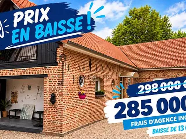 Maison vente à Boubers-sur-Canche, Pas-de-Calais