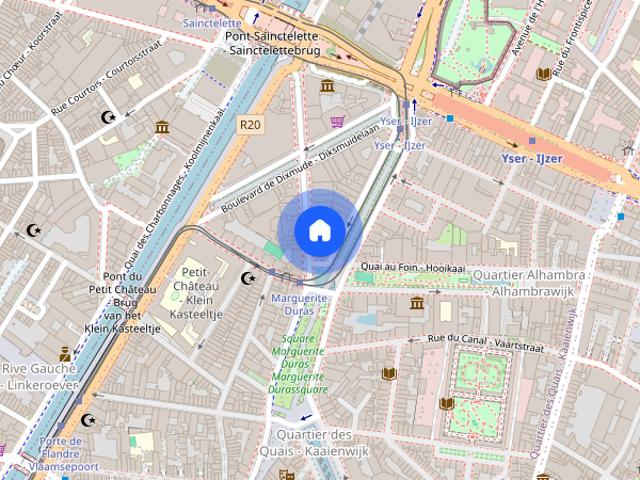 Appartement location à Quartier des Quais - Kaaienwijk, Bruxelles - Brussel