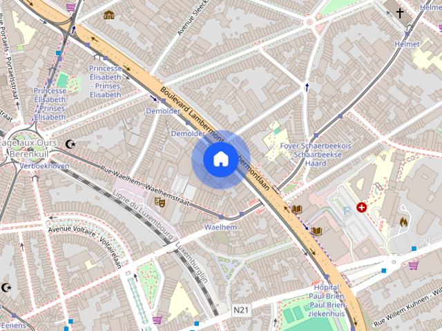 Kamer location à Schaarbeek, Bruxelles
