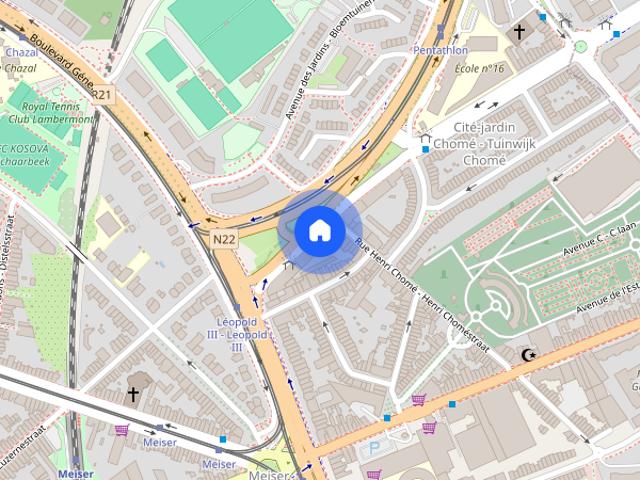Kamer location à Meiser, Schaerbeek - Schaarbeek