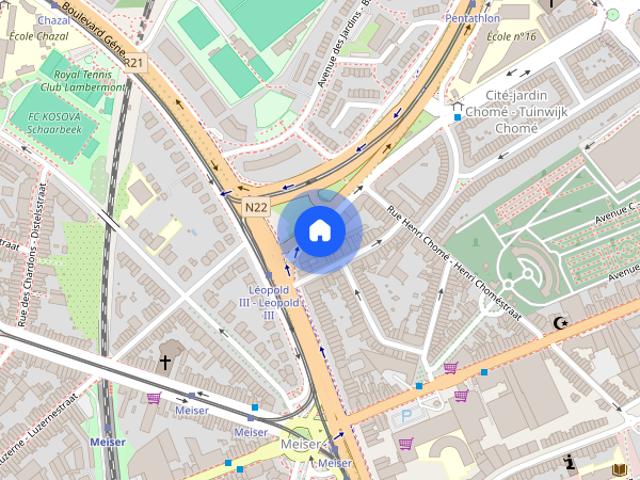 Kamer location à Meiser, Schaerbeek - Schaarbeek
