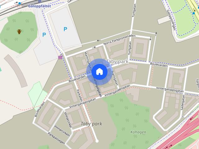 Lägenhet hyra i Täby, Stockholm