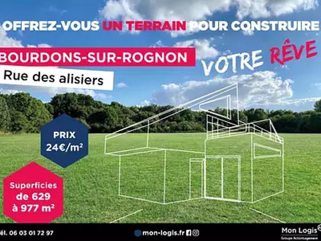 Terrain vente à Chaumont, Bourdons-sur-rognon