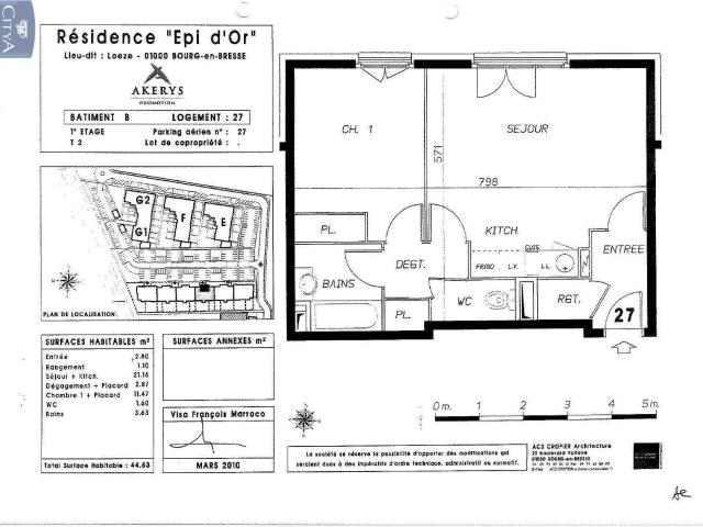 Appartement vente à Bourg-en-Bresse, Bourg-en-bresse
