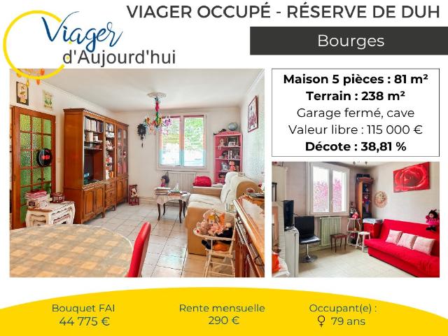 Maison vente à Bourges