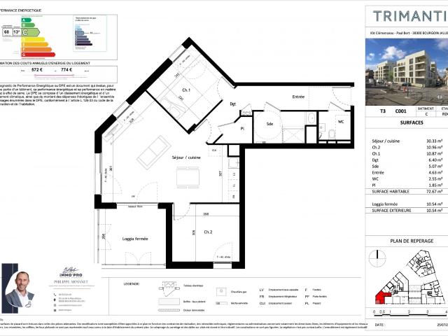 Appartement vente à La Tour-du-Pin, Bourgoin-jallieu