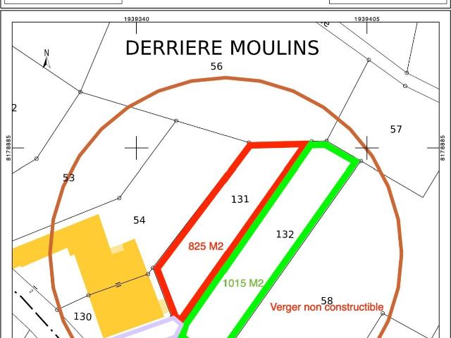 Terrain vente à Nancy, Bouxières-aux-chênes