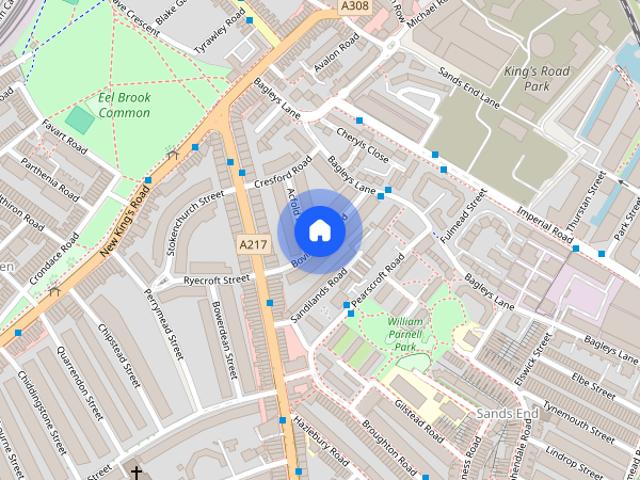 House for rent in Fulham, Sands End