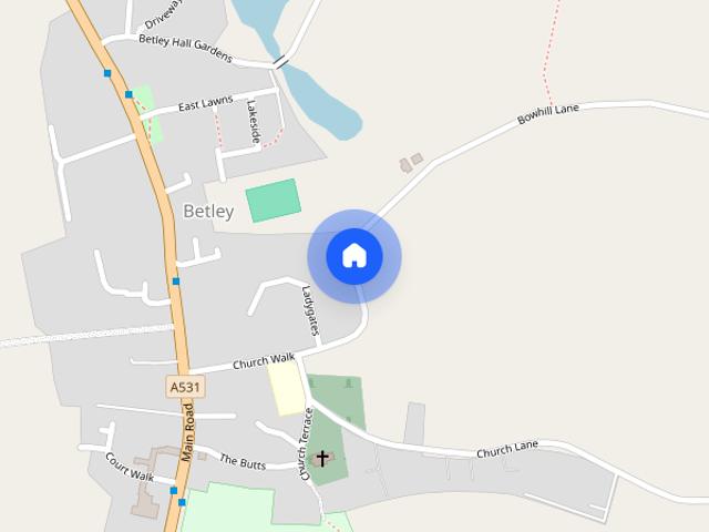 Apartment for rent in Wrinehill, Butterton