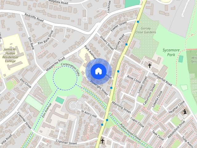 House for rent in Mapperley Park, City of Nottingham