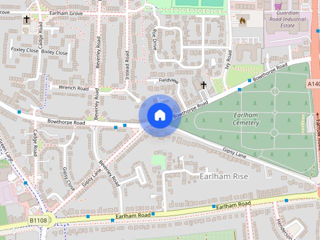 House for rent in Earlham Rise, East Bank
