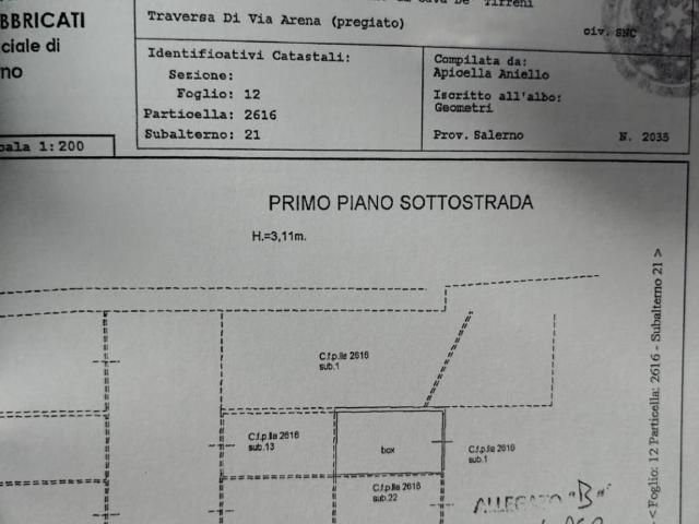 Box in vendita a San Vito, Cava De' Tirreni
