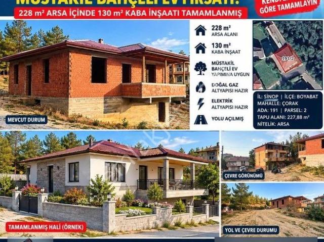 Boyabat, Sinop içerisinde satılık Villa