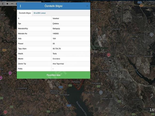 Çatalca, İstanbul içerisinde satılık Arsa