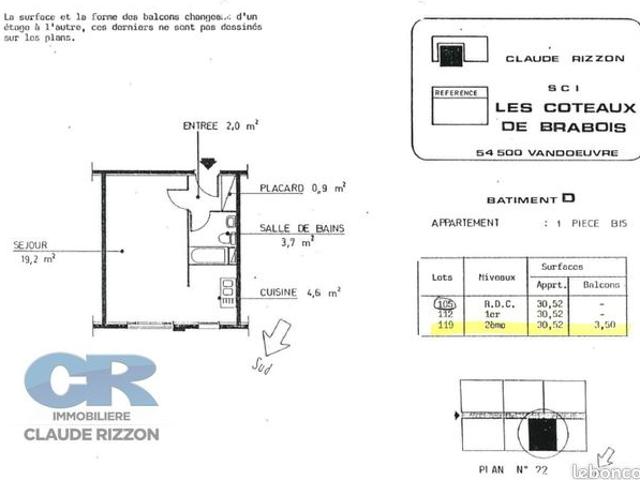 Appartement vente à Nancy, Grand Est