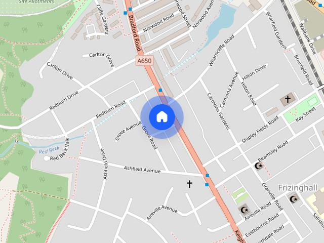 Apartment for rent in Frizinghall, Bradford