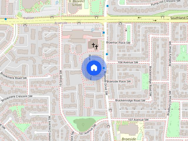 Townhouse for rent in Braeside, Calgary