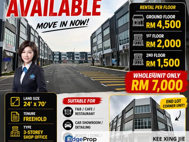 Shop for rent in Bukit Ledang, Johor