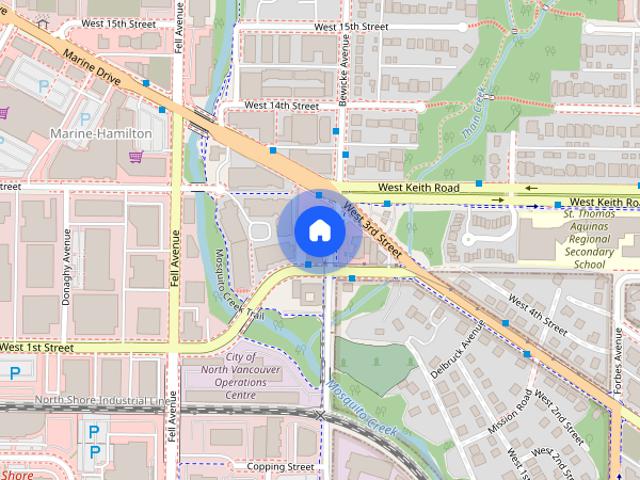 Apartment for rent in Marine-Hamilton, North Vancouver